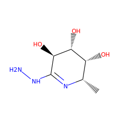 C[C@@H]1N=C(NN)[C@@H](O)[C@H](O)[C@@H]1O ZINC000026573752