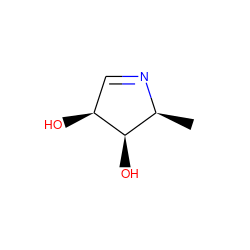 C[C@@H]1N=C[C@H](O)[C@@H]1O ZINC000026568797