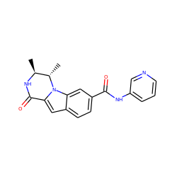 C[C@@H]1NC(=O)c2cc3ccc(C(=O)Nc4cccnc4)cc3n2[C@H]1C ZINC000217028326