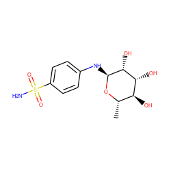 C[C@@H]1O[C@@H](Nc2ccc(S(N)(=O)=O)cc2)[C@H](O)[C@H](O)[C@H]1O ZINC000003949849