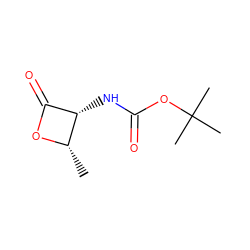 C[C@@H]1OC(=O)[C@@H]1NC(=O)OC(C)(C)C ZINC000084757069