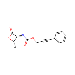 C[C@@H]1OC(=O)[C@@H]1NC(=O)OCC#Cc1ccccc1 ZINC000299818658