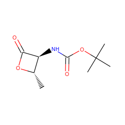 C[C@@H]1OC(=O)[C@H]1NC(=O)OC(C)(C)C ZINC000039091303