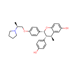 C[C@@H]1c2cc(O)ccc2O[C@@H](c2ccc(OC[C@H](C)N3CCCC3)cc2)[C@H]1c1ccc(O)cc1 ZINC000028341030