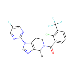 C[C@@H]1c2ncn(-c3ncc(F)cn3)c2CCN1C(=O)c1cccc(C(F)(F)F)c1Cl ZINC000218532258