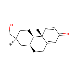 C[C@]1(CO)CC[C@@H]2[C@@H](CCC3=CC(=O)C=C[C@]32C)C1 ZINC000027728736