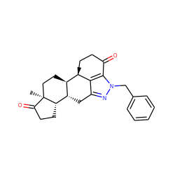 C[C@]12CC[C@@H]3[C@H](Cc4nn(Cc5ccccc5)c5c4[C@@]3(C)CCC5=O)[C@@H]1CCC2=O ZINC000058504422