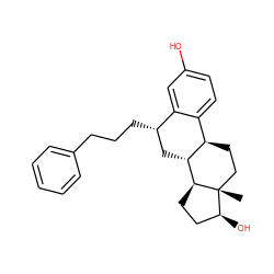 C[C@]12CC[C@@H]3c4ccc(O)cc4[C@@H](CCCc4ccccc4)C[C@H]3[C@@H]1CC[C@@H]2O ZINC000653708683