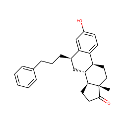 C[C@]12CC[C@@H]3c4ccc(O)cc4[C@H](CCCc4ccccc4)C[C@H]3[C@@H]1CCC2=O ZINC000653764484