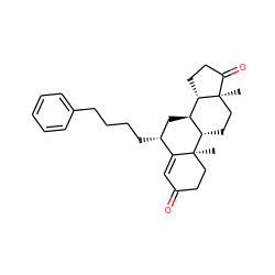 C[C@]12CC[C@H]3[C@@H](C[C@@H](CCCCc4ccccc4)C4=CC(=O)CC[C@@]43C)[C@@H]1CCC2=O ZINC000653754026