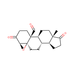 C[C@]12CC[C@H]3[C@@H](CC[C@]45O[C@H]4C(=O)CC[C@]35C=O)[C@@H]1CCC2=O ZINC000135690013