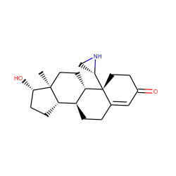 C[C@]12CC[C@H]3[C@@H](CCC4=CC(=O)CC[C@@]43[C@@H]3CN3)[C@@H]1CC[C@@H]2O ZINC000135673241