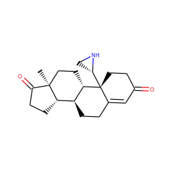 C[C@]12CC[C@H]3[C@@H](CCC4=CC(=O)CC[C@@]43[C@@H]3CN3)[C@@H]1CCC2=O ZINC000038539748