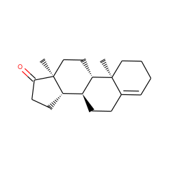 C[C@]12CC[C@H]3[C@@H](CCC4=CCCC[C@@]43C)[C@@H]1CCC2=O ZINC000013470380