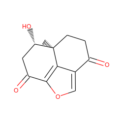 C[C@]12CCC(=O)c3coc(c31)C(=O)C[C@@H]2O ZINC000095576214