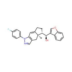 C[C@]12Cc3cnn(-c4ccc(F)cc4)c3C=C1CC[C@@H]2[C@H](O)c1coc2ccccc12 ZINC000014970219