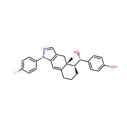 C[C@]12Cc3cnn(-c4ccc(F)cc4)c3C=C1CCC[C@@H]2[C@H](O)c1ccc(O)cc1 ZINC000003816997