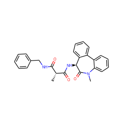 C[C@H](C(=O)NCc1ccccc1)C(=O)N[C@@H]1C(=O)N(C)c2ccccc2-c2ccccc21 ZINC000003963115