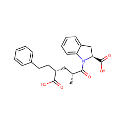 C[C@H](C[C@@H](CCc1ccccc1)C(=O)O)C(=O)N1c2ccccc2C[C@H]1C(=O)O ZINC000013599936