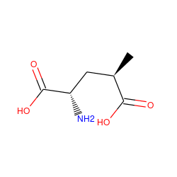 C[C@H](C[C@H](N)C(=O)O)C(=O)O ZINC000000896091