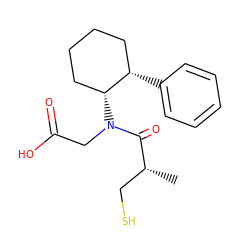 C[C@H](CS)C(=O)N(CC(=O)O)[C@@H]1CCCC[C@@H]1c1ccccc1 ZINC000028260252