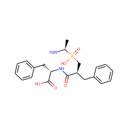 C[C@H](N)[P@](=O)(O)C[C@@H](Cc1ccccc1)C(=O)N[C@@H](Cc1ccccc1)C(=O)O ZINC000013807005