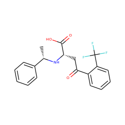 C[C@H](N[C@@H](CC(=O)c1ccccc1C(F)(F)F)C(=O)O)c1ccccc1 ZINC000084604763