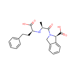 C[C@H](N[C@@H](CCc1ccccc1)C(=O)O)C(=O)N1Cc2ccccc2[C@@H]1C(=O)O ZINC000029566084