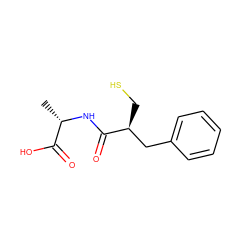 C[C@H](NC(=O)[C@@H](CS)Cc1ccccc1)C(=O)O ZINC000026572385