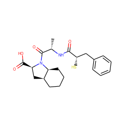 C[C@H](NC(=O)[C@@H](S)Cc1ccccc1)C(=O)N1[C@H](C(=O)O)C[C@@H]2CCCC[C@@H]21 ZINC000013747318