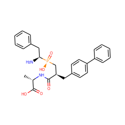 C[C@H](NC(=O)[C@H](Cc1ccc(-c2ccccc2)cc1)C[P@](=O)(O)[C@@H](N)Cc1ccccc1)C(=O)O ZINC000013807120