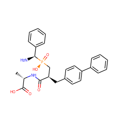 C[C@H](NC(=O)[C@H](Cc1ccc(-c2ccccc2)cc1)C[P@](=O)(O)[C@@H](N)c1ccccc1)C(=O)O ZINC000013558521