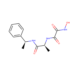 C[C@H](NC(=O)C(=O)NO)C(=O)N[C@@H](C)c1ccccc1 ZINC000013439869