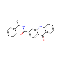 C[C@H](NC(=O)c1ccc2c(=O)c3ccccc3[nH]c2c1)c1ccccc1 ZINC000014970296