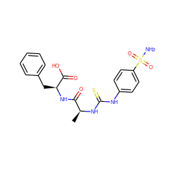 C[C@H](NC(=S)Nc1ccc(S(N)(=O)=O)cc1)C(=O)N[C@@H](Cc1ccccc1)C(=O)O ZINC000013835667