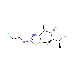 C[C@H](O)[C@H]1O[C@@H]2SC(NCCF)=N[C@@H]2[C@@H](O)[C@@H]1O ZINC000167766292