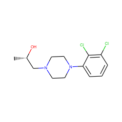 C[C@H](O)CN1CCN(c2cccc(Cl)c2Cl)CC1 ZINC001251953430