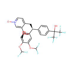 C[C@H](O)c1c[n+]([O-])ccc1C[C@@H](c1ccc(C(O)(C(F)(F)F)C(F)(F)F)cc1)c1ccc(OC(F)F)c(OC(F)F)c1 ZINC000036268730