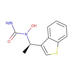 C[C@H](c1csc2ccccc12)N(O)C(N)=O ZINC000013762715