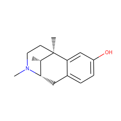 C[C@H]1[C@@H]2Cc3ccc(O)cc3[C@]1(C)CCN2C ZINC000100309252