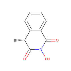 C[C@H]1C(=O)N(O)C(=O)c2ccccc21 ZINC000066098483