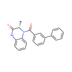 C[C@H]1C(=O)Nc2ccccc2N1C(=O)c1cccc(-c2ccccc2)c1 ZINC001772582796