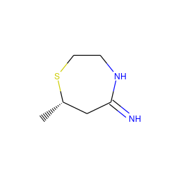 C[C@H]1CC(=N)NCCS1 ZINC000003951929