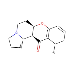 C[C@H]1CC=CC2=C1C(=O)[C@H]1[C@@H]3CCCN3CC[C@H]1O2 ZINC000015149793