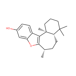 C[C@H]1CC[C@H]2C(C)(C)CCC[C@]2(C)c2c1oc1cc(O)ccc21 ZINC000066251480