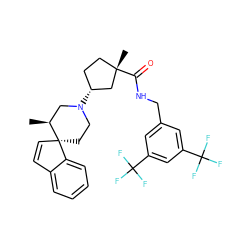 C[C@H]1CN([C@@H]2CC[C@](C)(C(=O)NCc3cc(C(F)(F)F)cc(C(F)(F)F)c3)C2)CC[C@]12C=Cc1ccccc12 ZINC000028703992