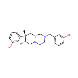 C[C@H]1CN2CCN(Cc3cccc(O)c3)C[C@H]2C[C@@]1(C)c1cccc(O)c1 ZINC000035075220