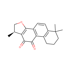 C[C@H]1COC2=C1C(=O)C(=O)c1c2ccc2c1CCCC2(C)C ZINC000002109876