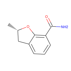 C[C@H]1Cc2cccc(C(N)=O)c2O1 ZINC000169348781