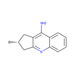 C[C@H]1Cc2nc3ccccc3c(N)c2C1 ZINC000045302528